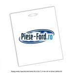 Protectie impotriva zgarieturilor bara din spate Ford Fiesta 2013-2017 1.5 TDCi 95 cai diesel