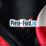 Set covorase fata, velur negru cusatura argintie Ford Ka 2009-2016 1.2 69 cai benzina