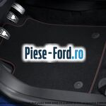 Set covorase premium fata velur negre, cusaturi rosii Ford Puma 2020-2023 1.5 EcoBoost ST 200 cai #E5E2598C32