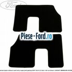 Set covorase spate ultimul rand, standard, negru Ford Galaxy 2007-2014 2.0 TDCi 140 cai diesel
