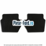 Set covorase spate velur negre, gri Ford Puma 2020-2023 1.0 EcoBoost 95 cai #71E95CF862