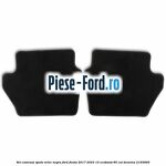 Set covorase spate, velur negru Ford Fiesta 2017-2023 1.0 EcoBoost 85 cai #EE004D8B47