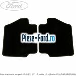 Set covorase spate, velur negru Ford Fiesta 2013-2017 1.0 EcoBoost 100 cai benzina