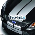 Set dungi auto adezive albe capota Ford Focus 2008-2011 2.5 RS 305 cai benzina
