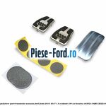 Set pedaliere sport model oval, transmisie manuala Ford Fiesta 2013-2017 1.0 EcoBoost 100 cai benzina