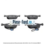 Set placute frana fata (disc 278 mm) Ford Mondeo 1993-1996 2.5 i 24V 170 cai benzina