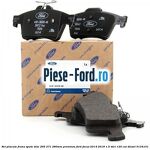 Set placute frana spate (disc 265/271/280mm) Ford Focus 2014-2018 1.5 TDCi 120 cai diesel